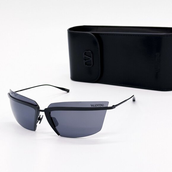 NEW VALENTINO SUNGLASSES WOMEN BLACK V-LURE VLS-130A EYEWEAR main image 7